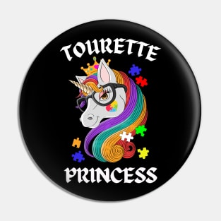 Tourette Princess Proud Pin