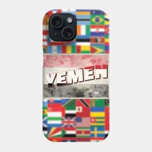 Yemen vintage style retro souvenir Phone Case