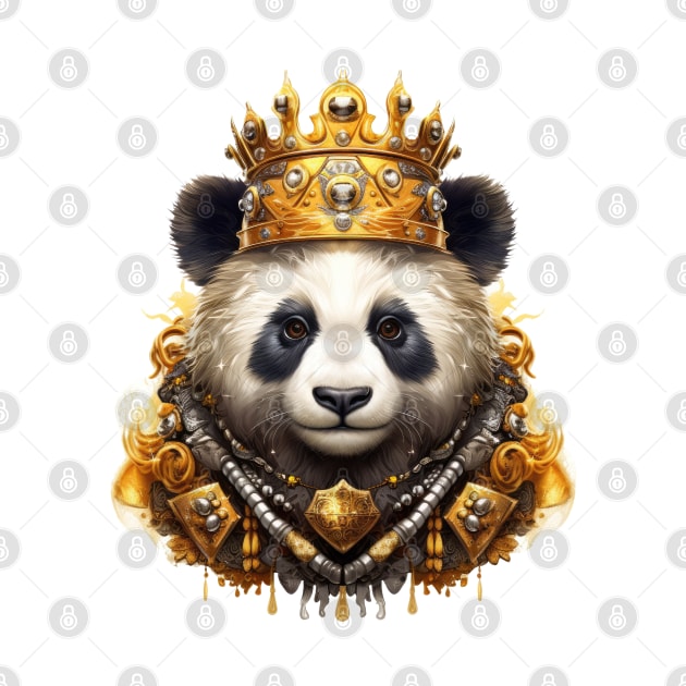 Panda Bear King by Chromatic Fusion Studio