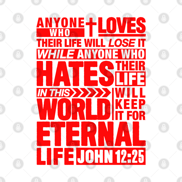 John 12:25 Eternal Life by Plushism