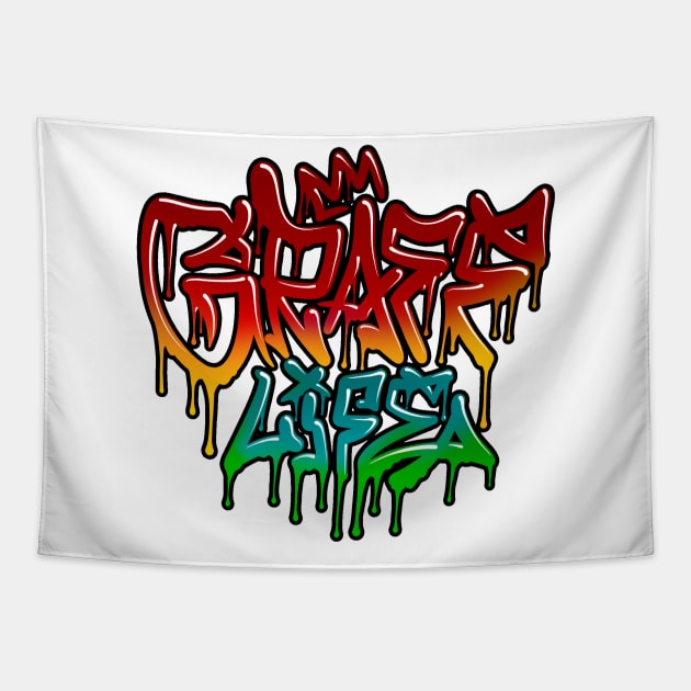 Graff Life Tapestry by Graffitidesigner