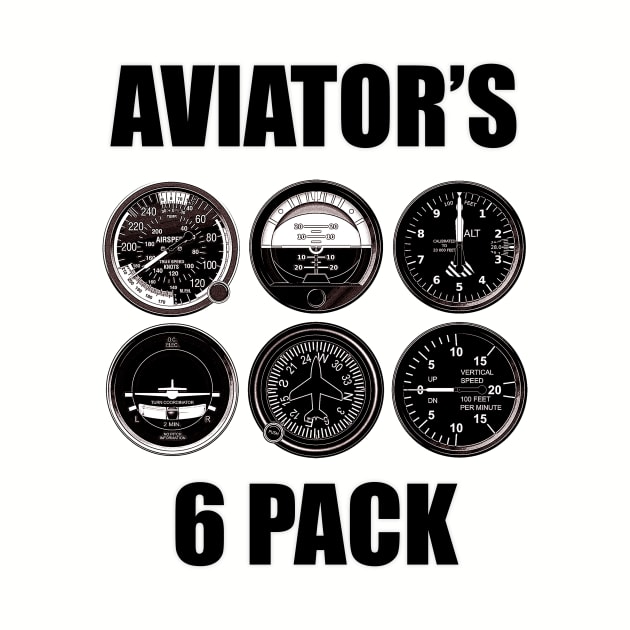 Aviator's 6 pack by Caravele