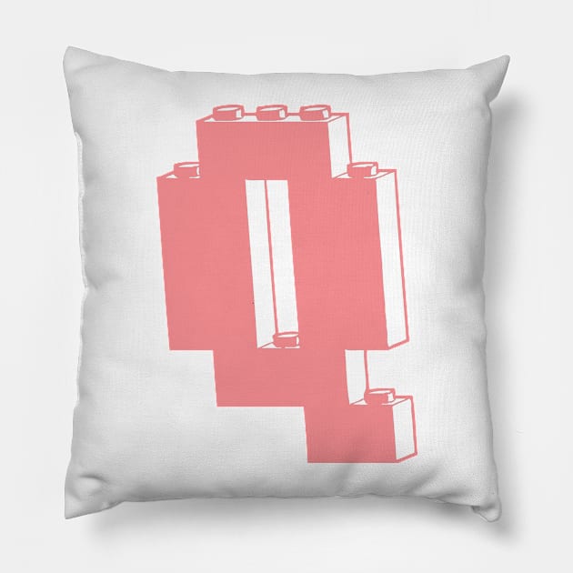 THE LETTER Q Pillow by ChilleeW