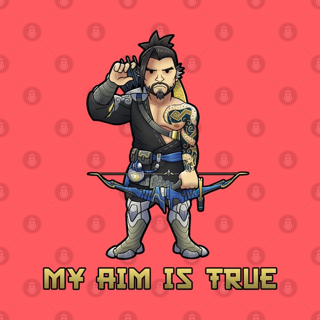 My Aim Is True by Red_Flare_Art