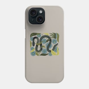 Floral Snake Phone Case