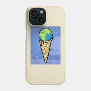 The world is melting Phone Case