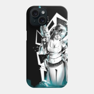 Warrior woman sci-fi Phone Case