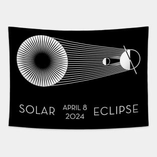 Solar Eclipse 2024 8 April Tapestry