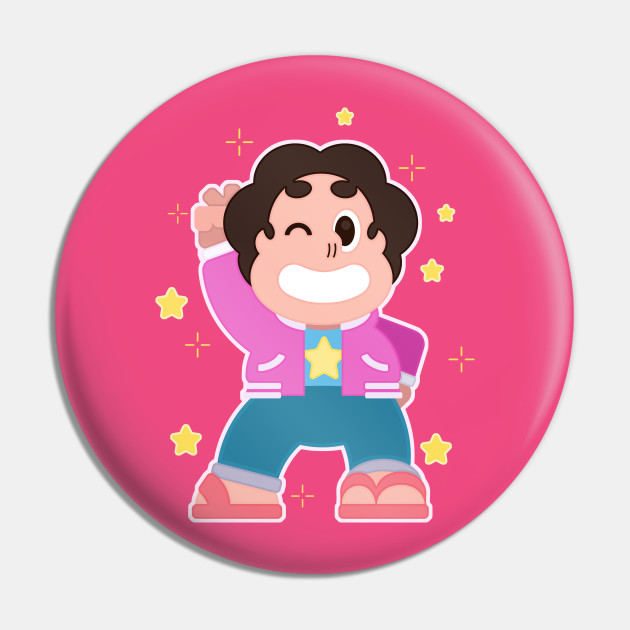Icon Steven Peace Steven Universe Pin Teepublic