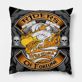 Wild Eagle Biker Club Pillow