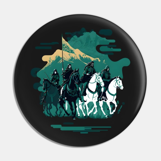 The Rohan Cavalry - Riders - Fantasy Pin by Fenay-Designs