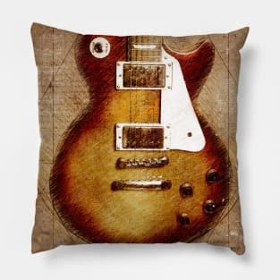 guitar music art #guitar #music Pillow