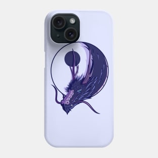 Yin Yang Black Dragon Phone Case