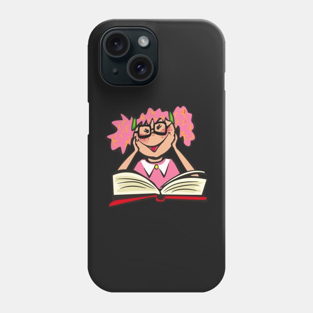 reading Phone Case by saddamco