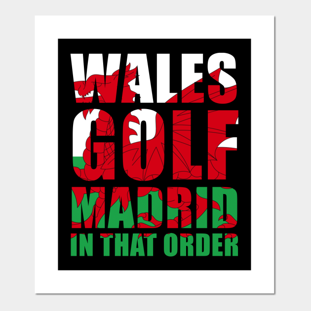 wales golf madrid - Wales Golf Madrid - Posters and Art ...