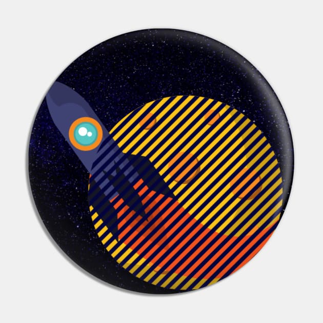 spacecraft Pin by beleafcreativ