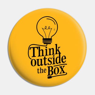 think outside the box Pin