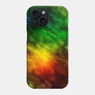 Colorful fractal background Phone Case