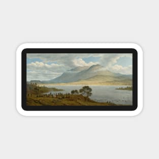 mount wellington and hobart town from kangaroo point 1834 - John Glover Magnet