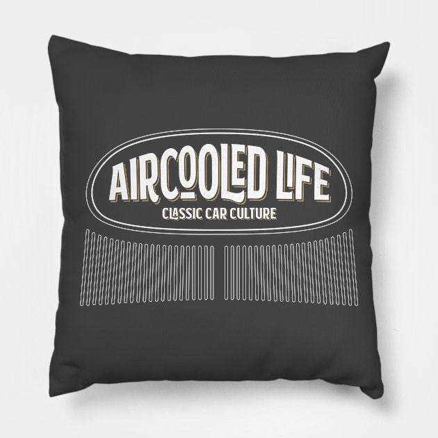 Aircooled Life - Classic Car Culture Pillow by Aircooled Life