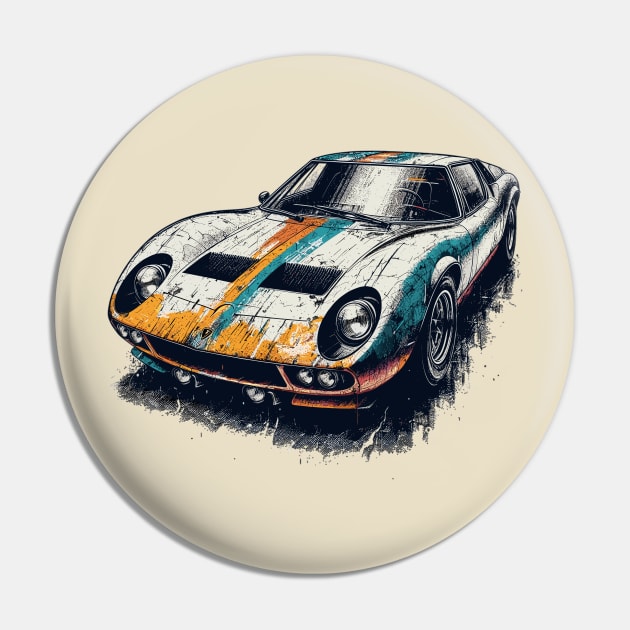 Lamborghini Miura Pin by Vehicles-Art