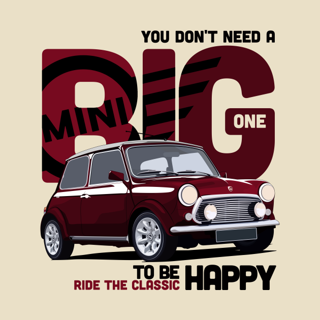 Discover Mini Cooper - Ride The Mini Classic - Classic Car - T-Shirt