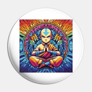 aang as the last air bender in battle position Pin