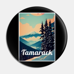 Tamarack Idaho United States Ski Pin