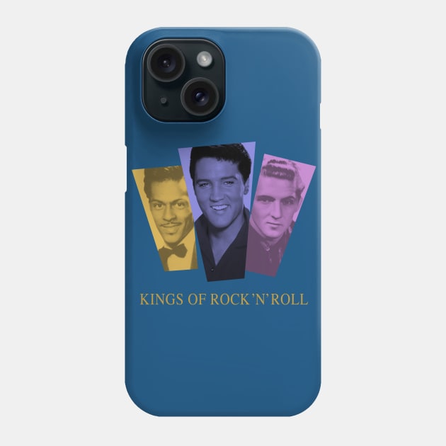 Three Kings of Rock ‘n’ Roll Phone Case by PLAYDIGITAL2020