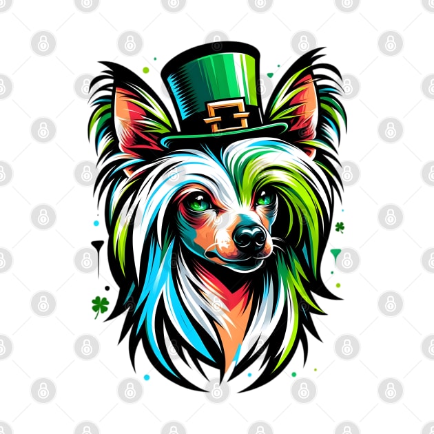 Chinese Crested Celebrates Saint Patrick's Day by ArtRUs