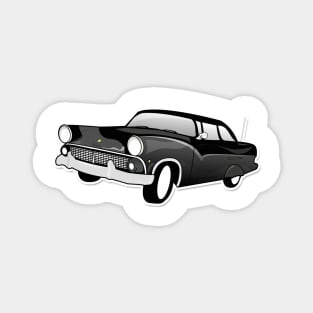 Vintage Black car Magnet