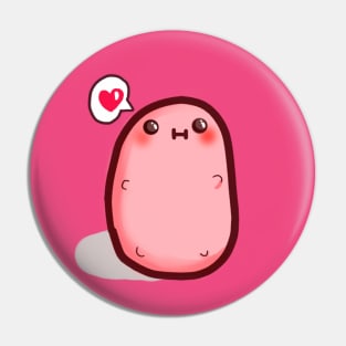 Kawaii Pink Potato Pin