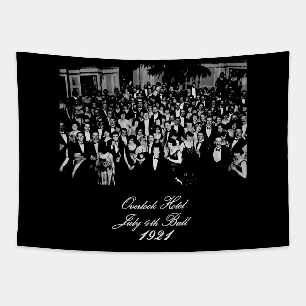 Overlook Hotel 1921 Ball Photo / The Shining Fanart Design Tapestry by snowblood