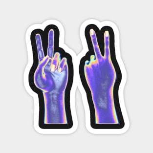 Holographic Hands Lite Magnet