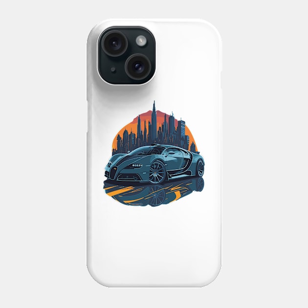 bugatti Veyron Vintage Car Phone Case by Cruise Dresses