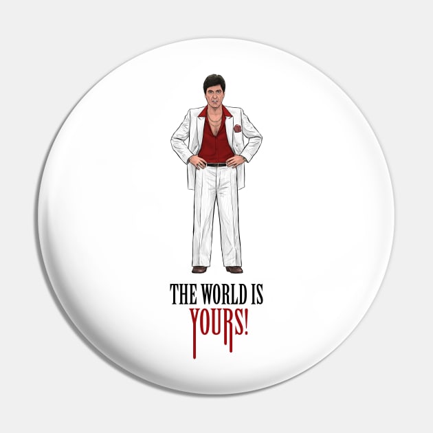 The World Is Yours 1983 Pin by PreservedDragons