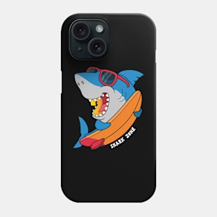 Kids Shark 2nd Birthday Boys Sharks Ocean 2 yrs Old Birthday Phone Case