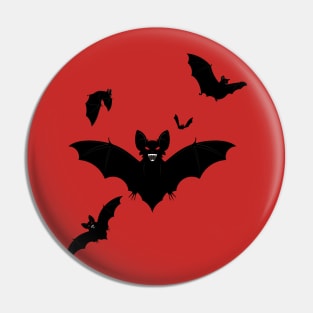 Halloween Bats Pin