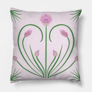 Flowers of chive Pillow