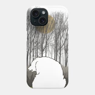 The bear and his forest Phone Case