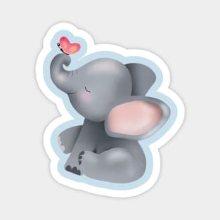 Cute Elephant Magnet