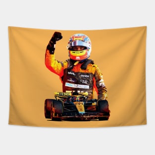 Oscar Piastri Low Poly Tapestry