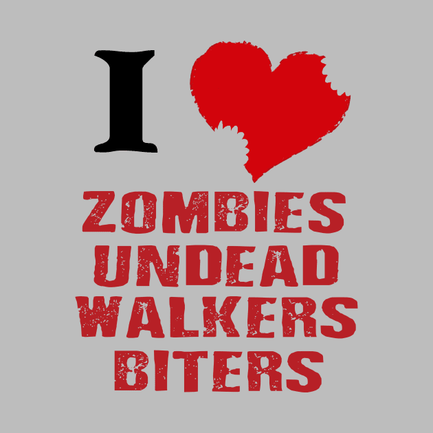 I love zombies, undead, walkers, biters. by AtomicMadhouse