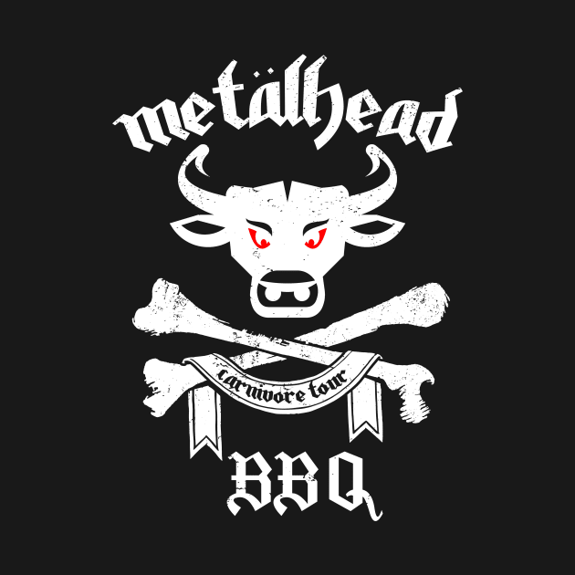 Metal Head BBQ (newest design) by Wicked Mofo