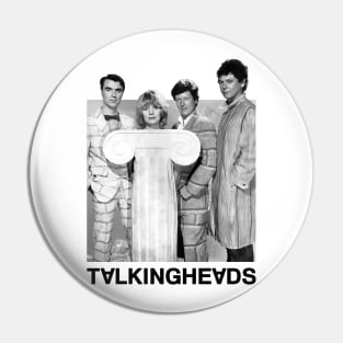 Vintage 80s Talking Heads Pin