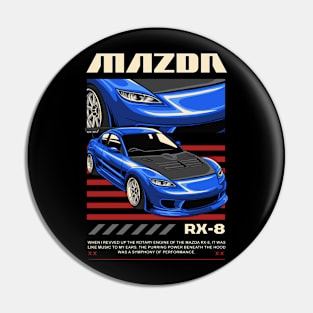 Contemporary Mazda RX-8 Pin