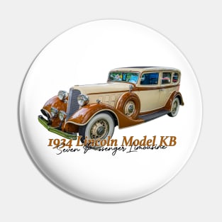 1934 Lincoln Model KB Seven Passenger Limousine Pin