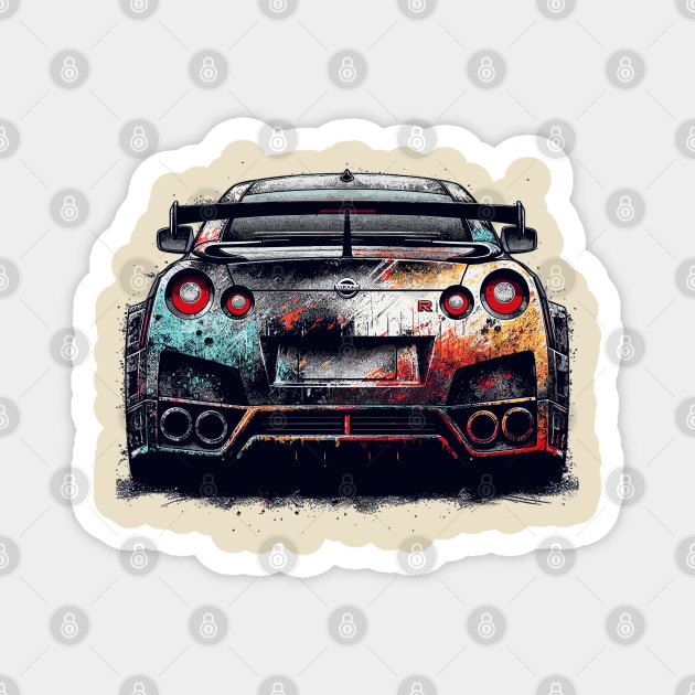 Nissan GT-R Magnet by Vehicles-Art