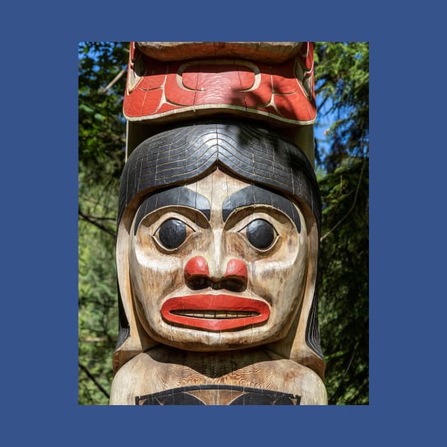 Totem Pole at Capilano Suspension Bridge by Protshirtdesign