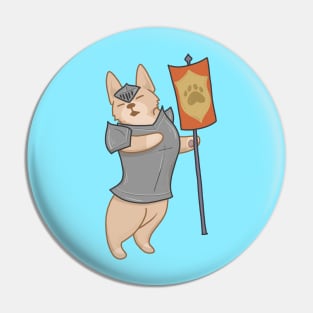 Knight Corgi! Pin